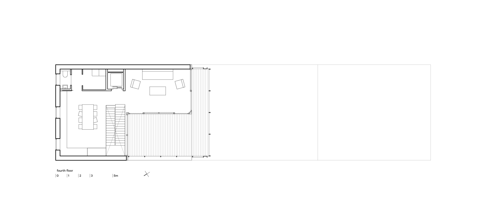 three generation house by BETA plan fourth floor drawing Evert Klinkenberg Auguste Gus van Oppen