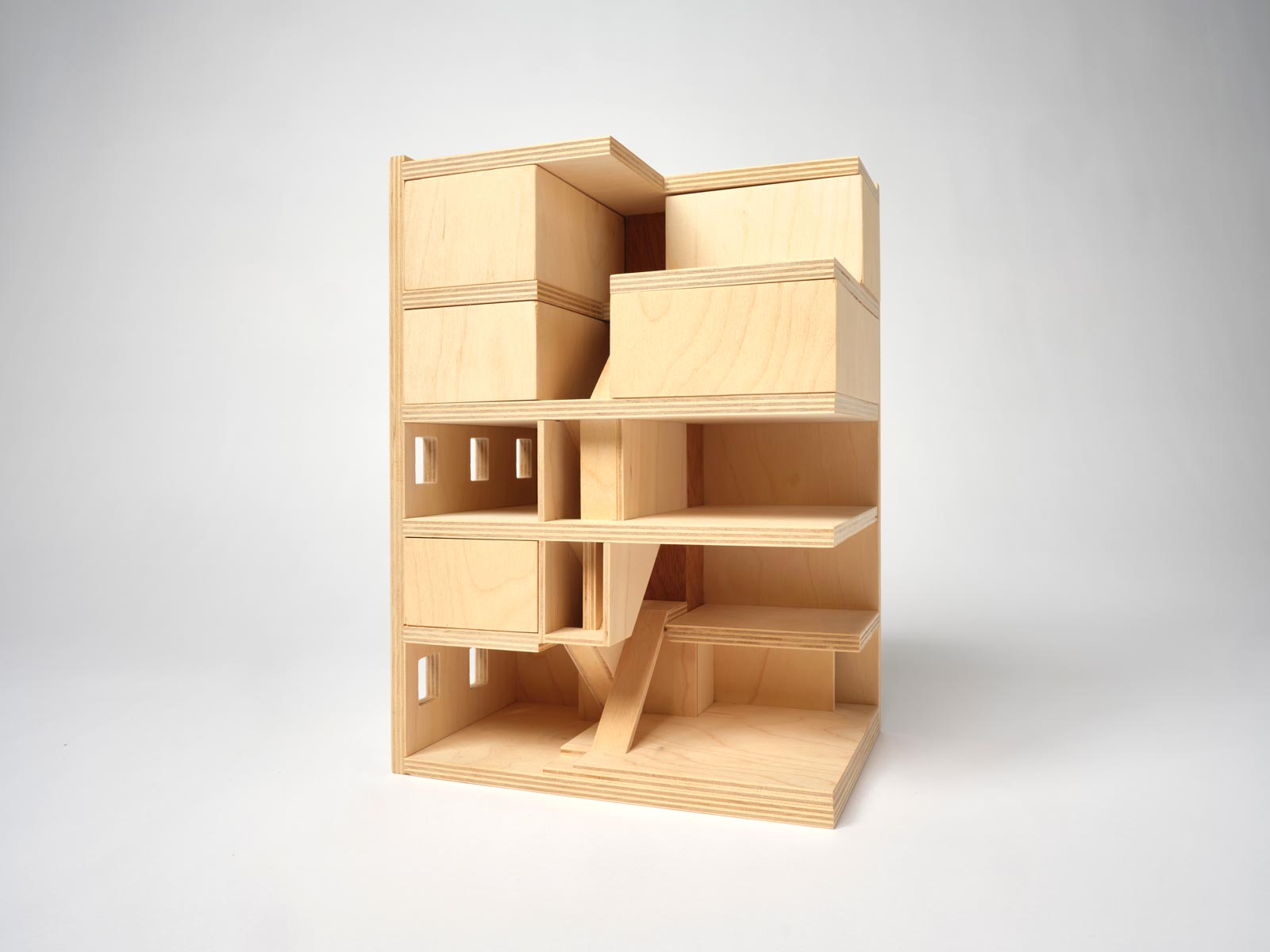 three generation house by BETA model photo showing configuration possibility image by Tim Stet