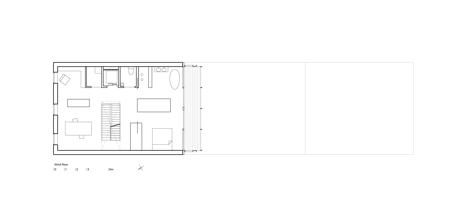 three generation house by BETA plan third floor drawing Evert Klinkenberg Auguste Gus van Oppen