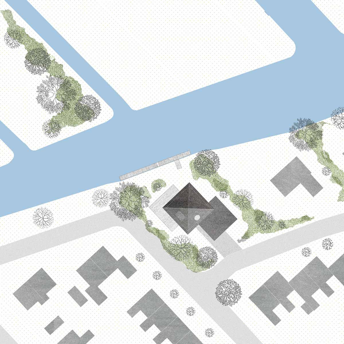 site plan of house tc by beta architect amsterdam evert klinkenberg gus auguste van oppen