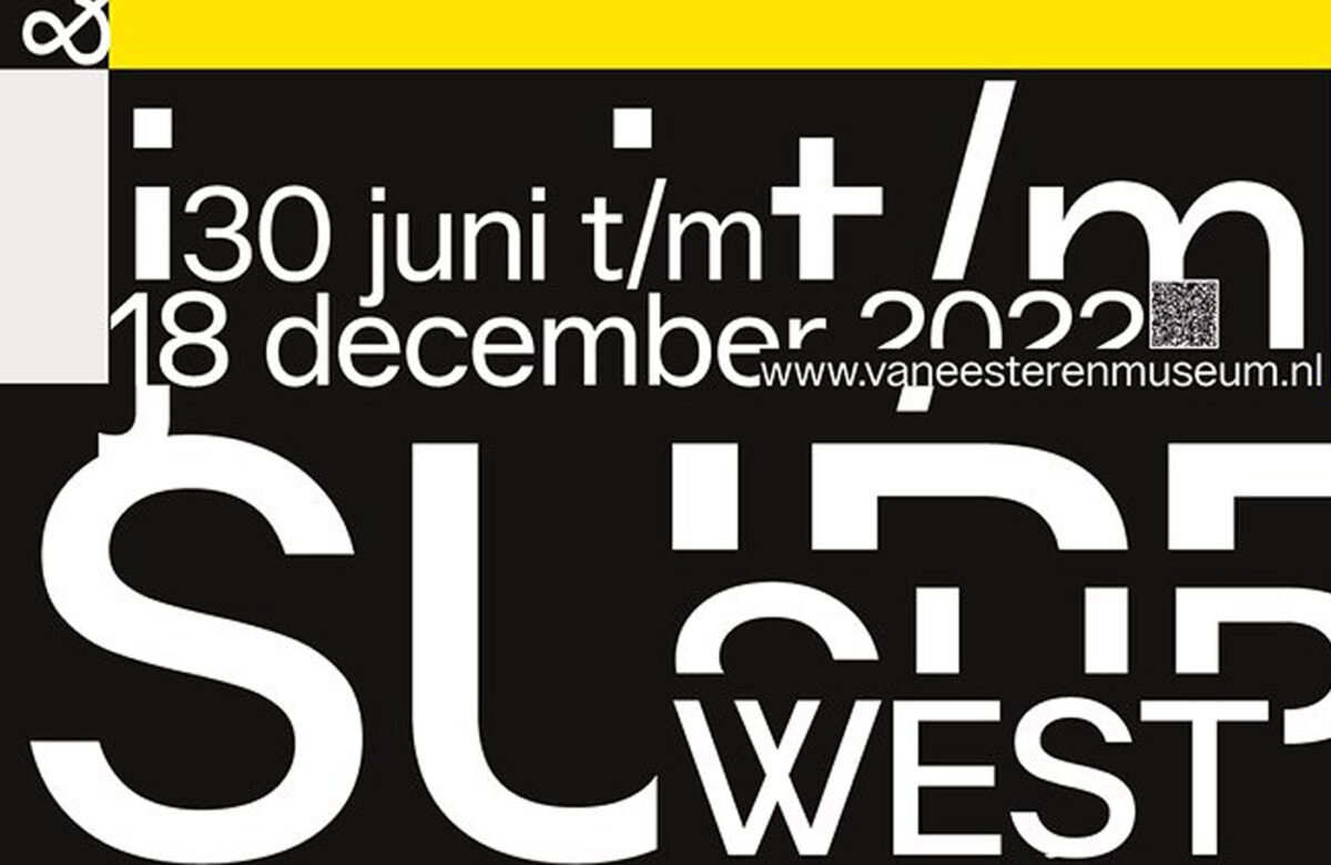 Superwest exhibition poster by BETA architect amsterdam Auguste Gus van Oppen Evert Klinkenberg