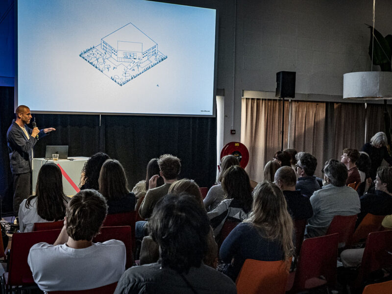 photo of Back to School with Office Winhov event on POst 65 architecture with Auguste van Oppen of BETA architects Amsterdam