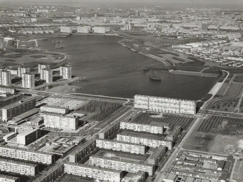 historic photo of sloterplas for de nieuwe meervaart theatre competition project by beta architects amsterdam Evert Klinkenberg Auguste Gus van Oppen