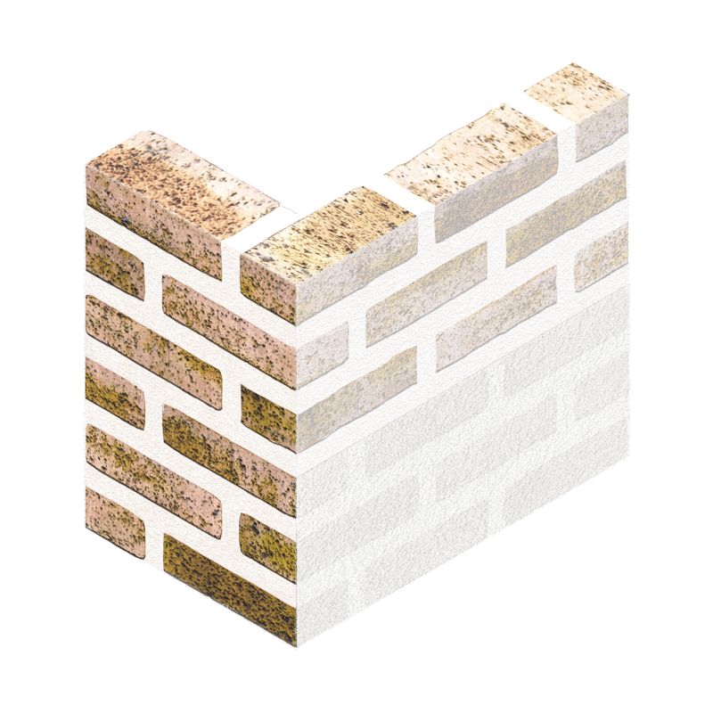collage showing graphic masonry technique in Beurskwartier social housing building, project by BETA architects Amsterdam Evert Klinkenberg Auguste Gus van Oppen