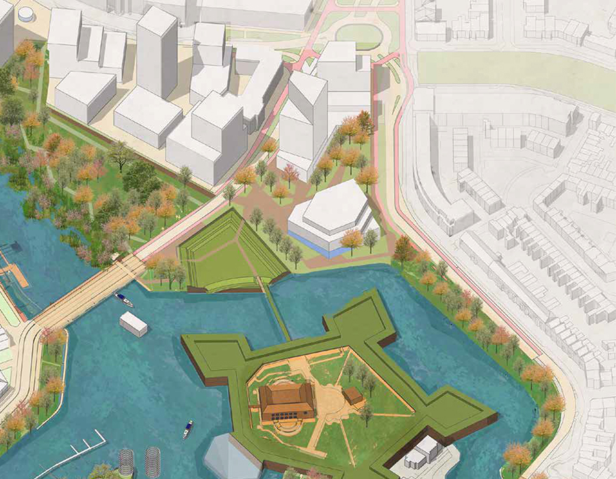 BETA, MVRDV and MTD shortlisted for Citadelpoort competition