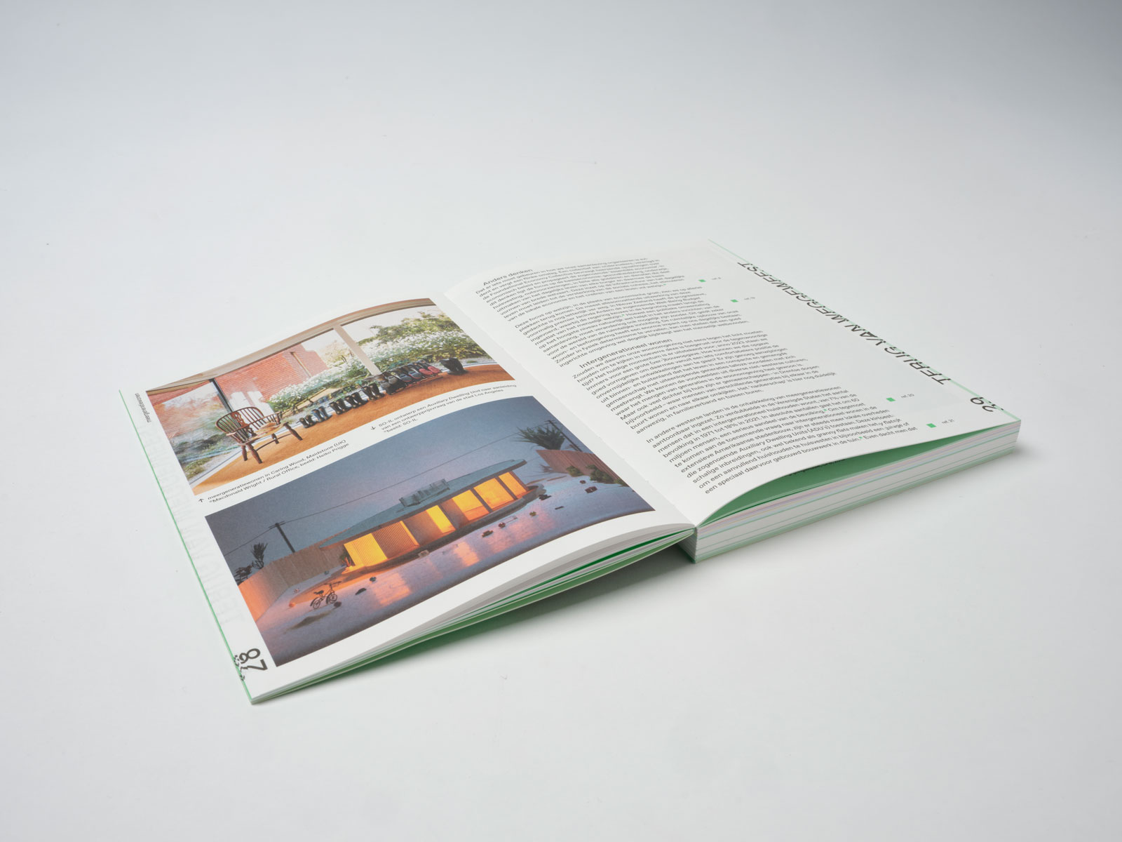 photo of book on intergenerational living by BETA architects Amsterdam Auguste Gus van Oppen Evert Klinkenberg photo by Tim Stet