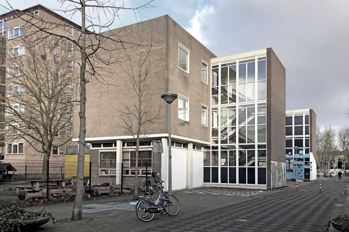 exterior day photo showing existing building of Station Wildeman project in Amsterdam by beta evert klinkenberg auguste gus van oppen photo by BETA