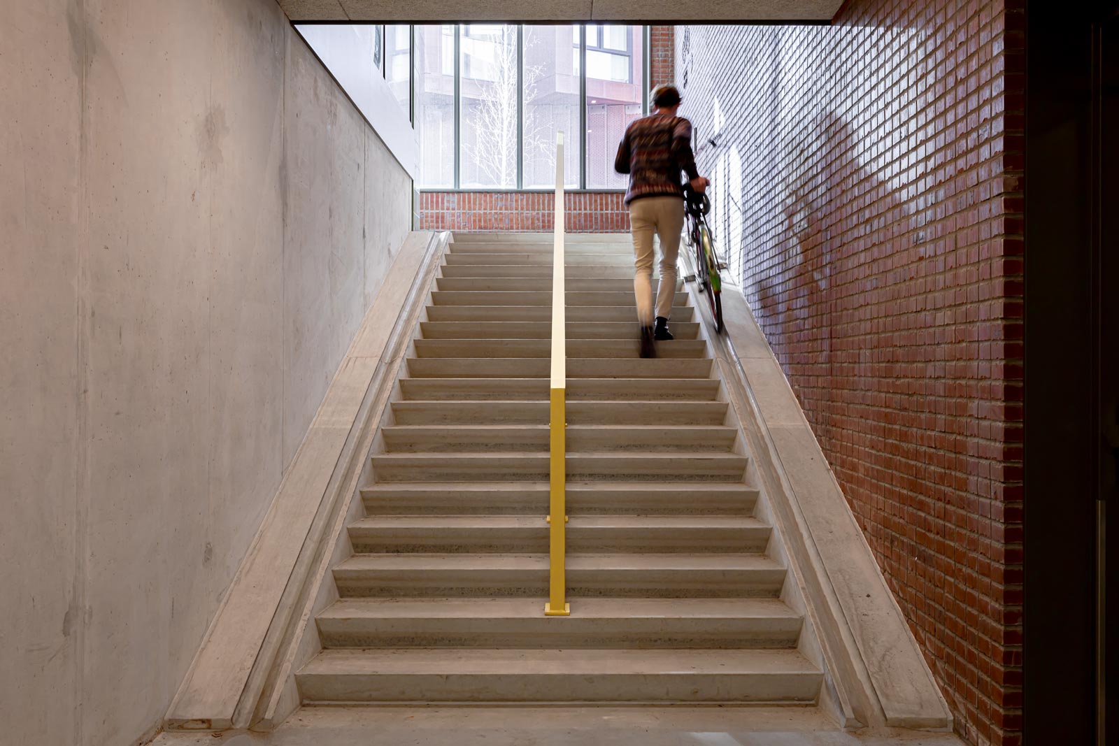 click to enlarge and start slideshow interior photograph of bike parking at Wisselspoor project by BETA architects Amsterdam Evert Klinkenberg Auguste Gus van Oppen image by Sebastiaan van Damme